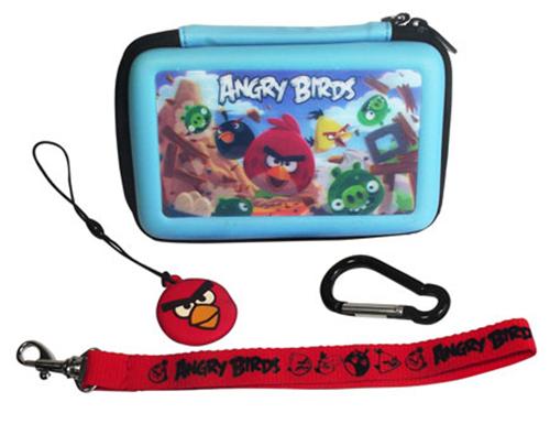 Pack d'accessoires DEA Angry Birds Bleu pour Nintendo 3DS